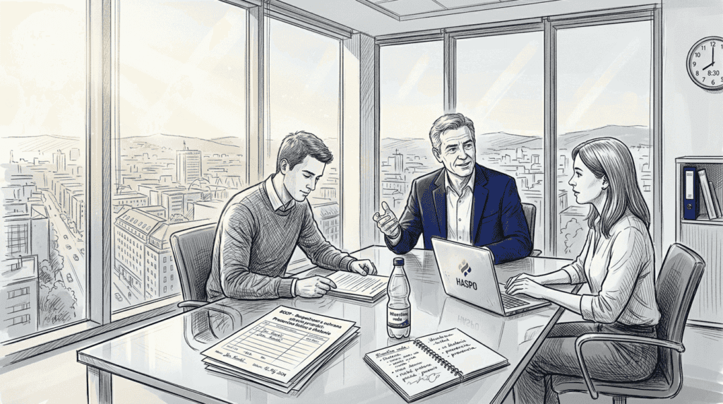 Tím vo firme rieši pravidlá bezpečnosti na pracovisku.